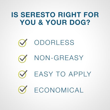 Seresto Flea and Tick Prevention Collar for Large Dogs, 8 Month Flea and Tick Prevention